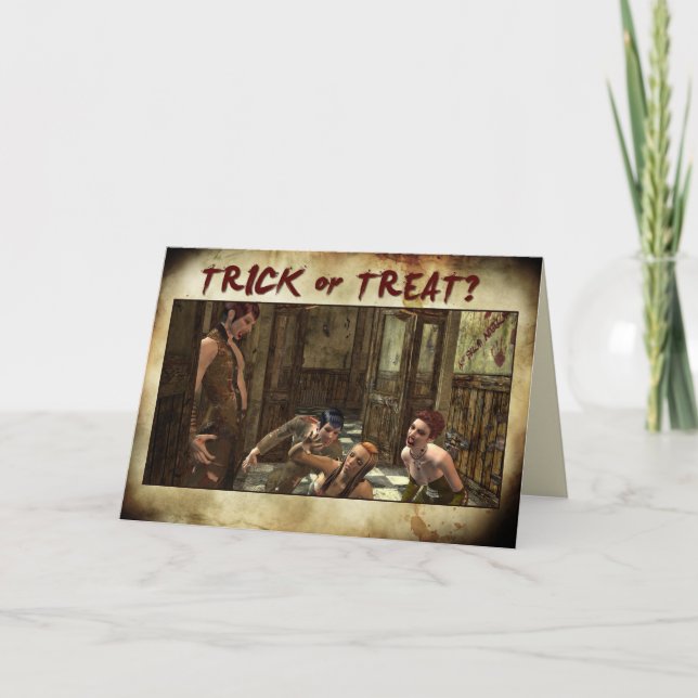 Halloween Treat Kort (Framsida)