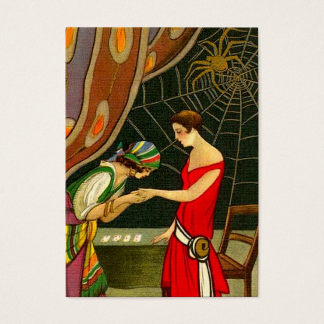 Halloween Treat Märkre Visitkort (Framsidan)