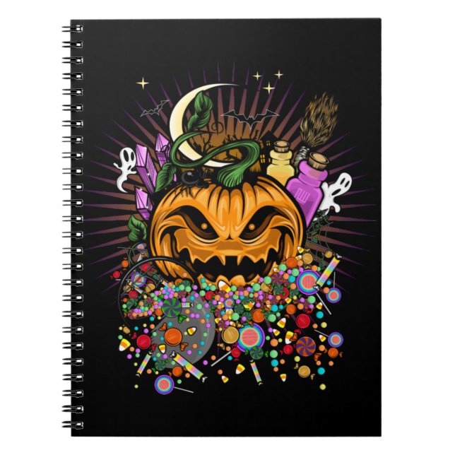 Halloween Treats Anteckningsbok (Framsidan)