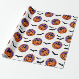 Halloween Treats Jack-O-Lantern Cookie & Fladdermu Presentpapper