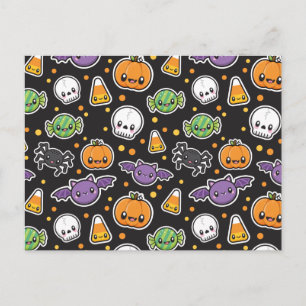 Halloween Treats mönster vykort