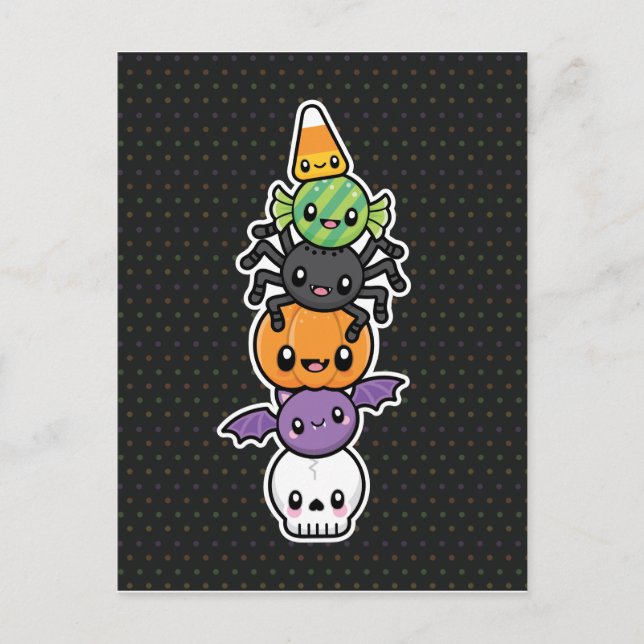 Halloween Treats vykort (Framsida)