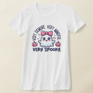 Halloween-Trendiget Ghost Mindful Demure Spooky T Shirt