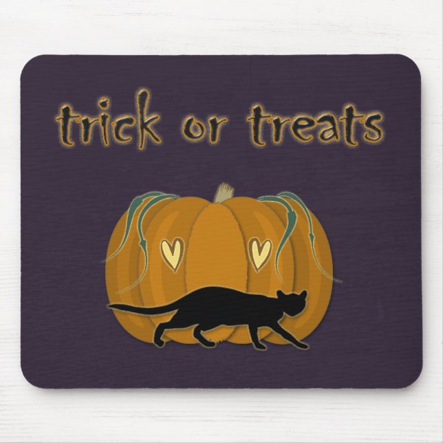 Halloween-trick eller behandlar getter musmatta (Framsidan)
