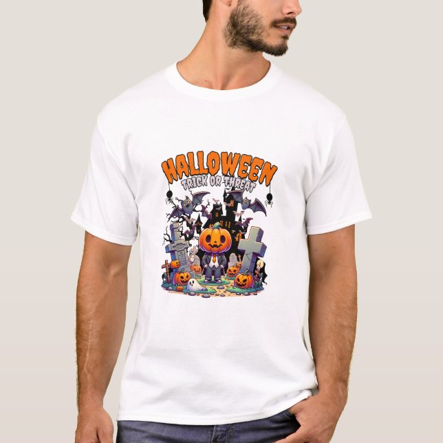 Halloween-trick eller hot t shirt (Framsida)