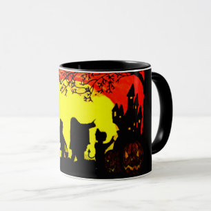 HALLOWEEN TRICK ELLER TREATER MUGG