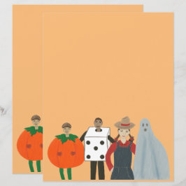 Halloween Trick eller Treatin in Costumes Scrapboo