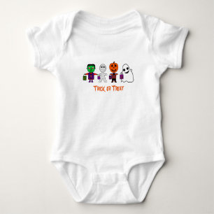 Halloween Trick eller TreatT T-Shirt Baby Bodykost