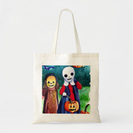 Halloween Trick eller Treatto Bag Tygkasse