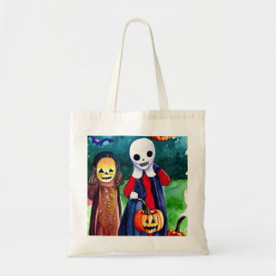 Halloween Trick eller Treatto Bag Tygkasse