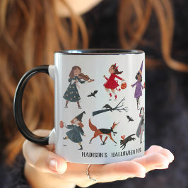 Halloween trick or treat barn mugg