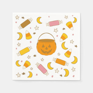 Halloween Trick-or-Treat Candy Party Pappersservett