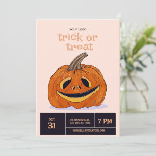 Halloween Trick Or Treat-fest, Halloween-natt Inbjudningar