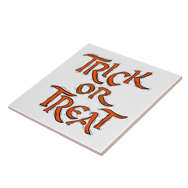 Halloween Trick or Treat Ord Kakelplatta (Sidan)