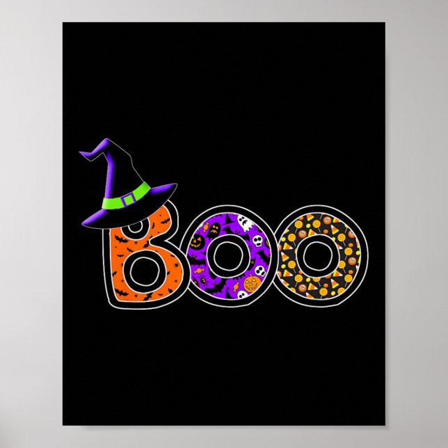 Halloween Trick Treat Boo Halloween Costume Poster (Framsidan)