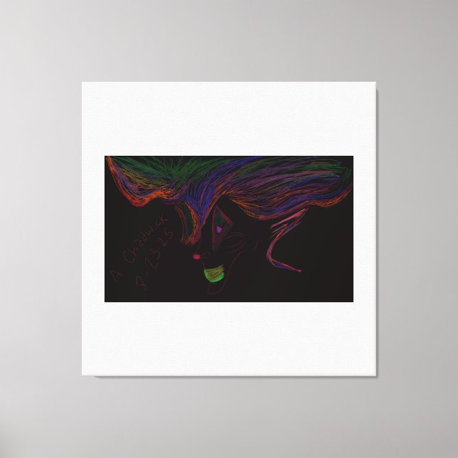Halloween Trickster Spirit Stretched Canvas Art (Framsida)