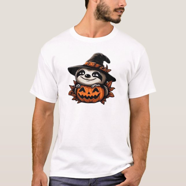 Halloween Trögdjur Pumpa Festlighet Klassisk T-Shi T Shirt (Framsida)