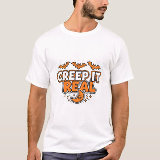 Halloween-tröja Creep It Real Rolig T Shirt