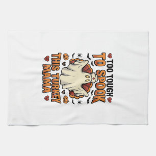 Halloween-tröja för kalkonmamma med vintage-sköter kökshandduk