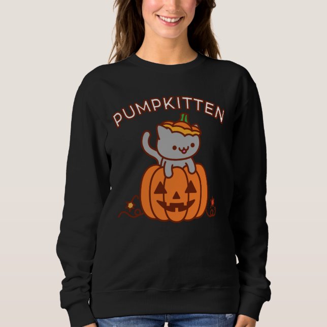 Halloween tröja: Katt för PUMPKITTEN Halloween T Shirt (Framsida)