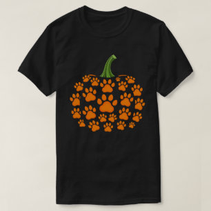 Halloween-tröja med pumpa i hundavtryck för hundäl t shirt