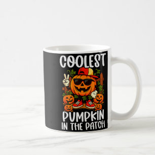 Halloween-tröjor pojkar och barn coolaste pumpen i kaffemugg