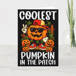 Halloween-tröjor pojkar och barn coolaste pumpor i kort