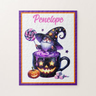 Halloween Trollkarl I Pumpa Mugg Suckers Magi Pussel