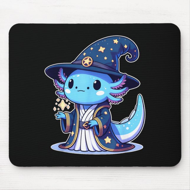 Halloween trollkarl rolig axolotl musmatta (Framsidan)