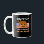 Halloween Trumpkin Classic Kaffemugg<br><div class="desc">En Halloween Trumpkin-klassisk design. Fet,  fet och perfekt för säsong satire.</div>