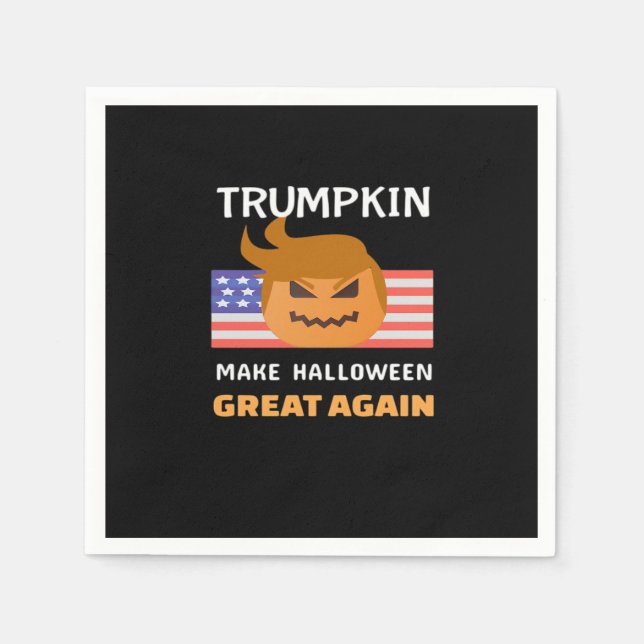Halloween Trumpkin Classic Pappersservett (Framsidan)