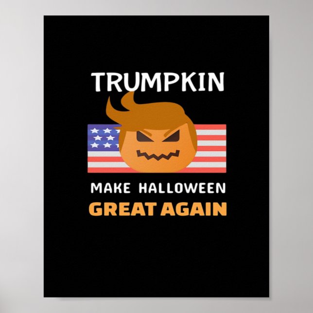 Halloween Trumpkin Classic Poster (Framsidan)