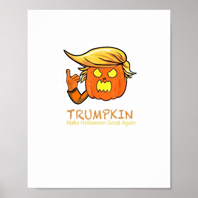 Halloween Trumpkin Funny - Classic Costume Design Poster (Framsidan)