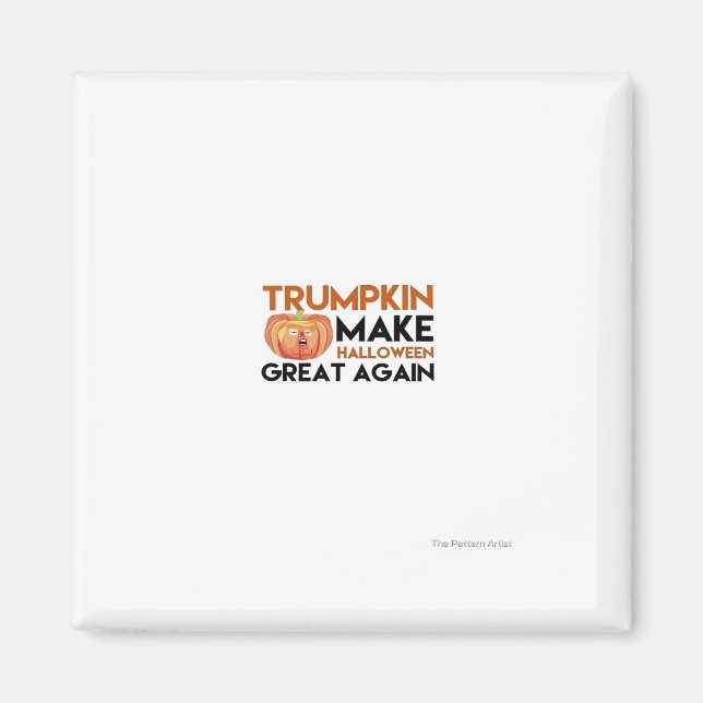 Halloween Trumpkin Funny - Classic Maga Costume De Magnet (Framsidan)