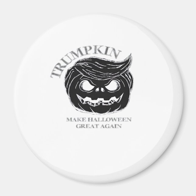 Halloween Trumpkin Funny & Cute Halloween Costume Magnet (Framsidan)