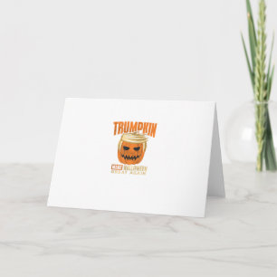 Halloween Trumpkin Funny Gör Amerika Underbart Kort