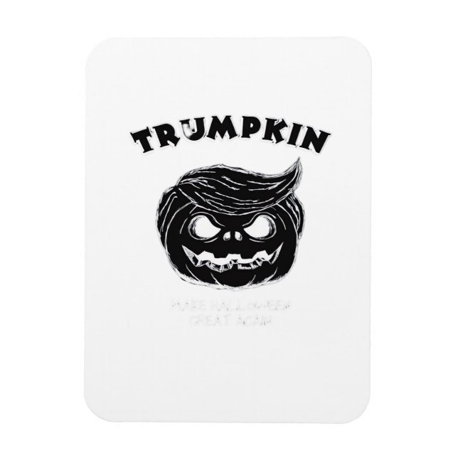 Halloween Trumpkin Funny Halloween Costume Magnet (Vertikal)