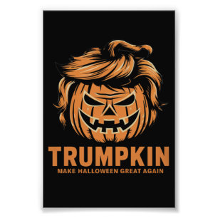 Halloween Trumpkin Gör Halloween Större Igen Fototryck
