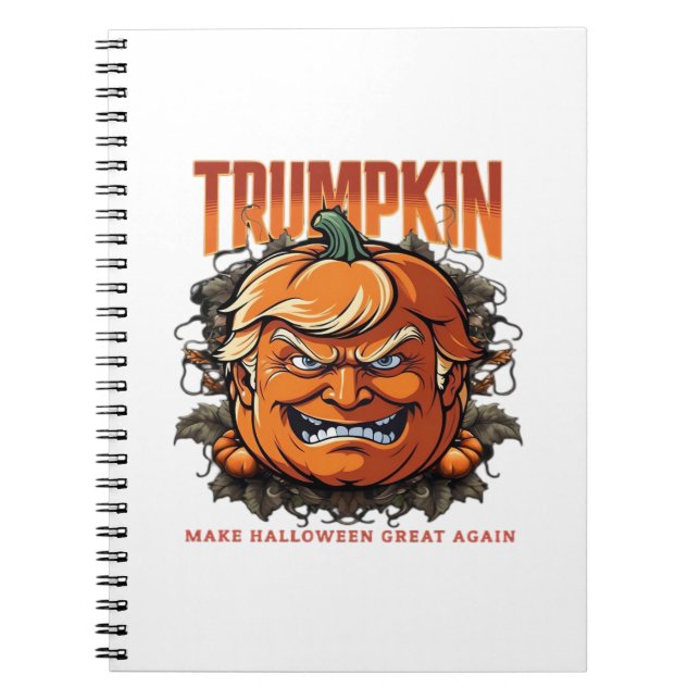 Halloween Trumpkin Gör Halloween Underbar igen Tre Anteckningsbok (Framsidan)