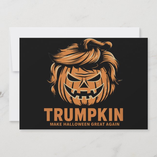 Halloween Trumpkin gör Halloween Underbart igen Inbjudningar (Framsida)