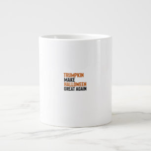Halloween Trumpkin - Gör Halloween Underbart igen  Jumbo Mugg