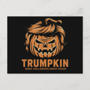 Halloween Trumpkin gör Halloween Underbart igen Vykort
