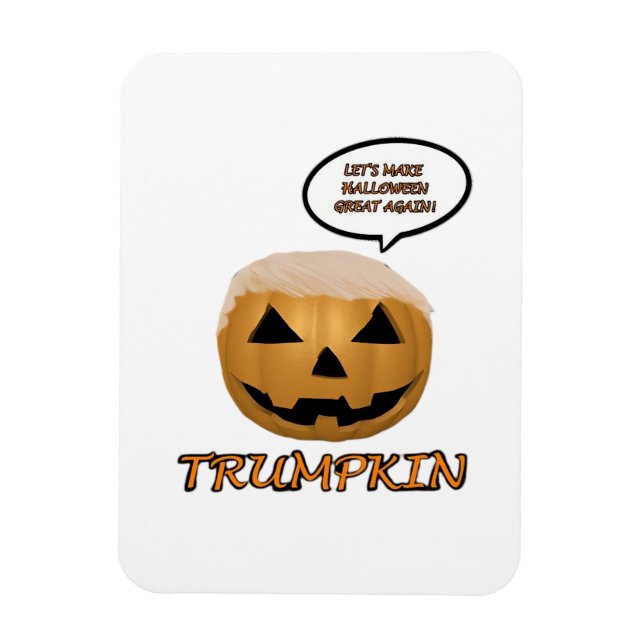 Halloween Trumpkin Passande Magnet (Vertikal)