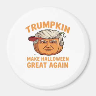 Halloween Trumpkin - Spooky Parody Quote för Hallo Magnet