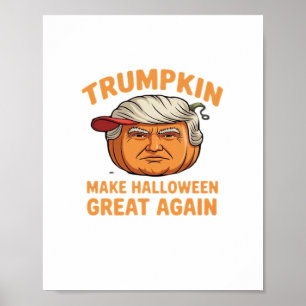 Halloween Trumpkin - Spooky Parody Quote för Hallo Poster