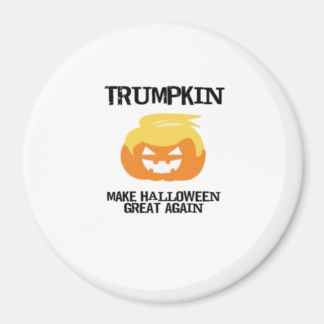 Halloween Trumpkin V3 Magnet (Framsidan)