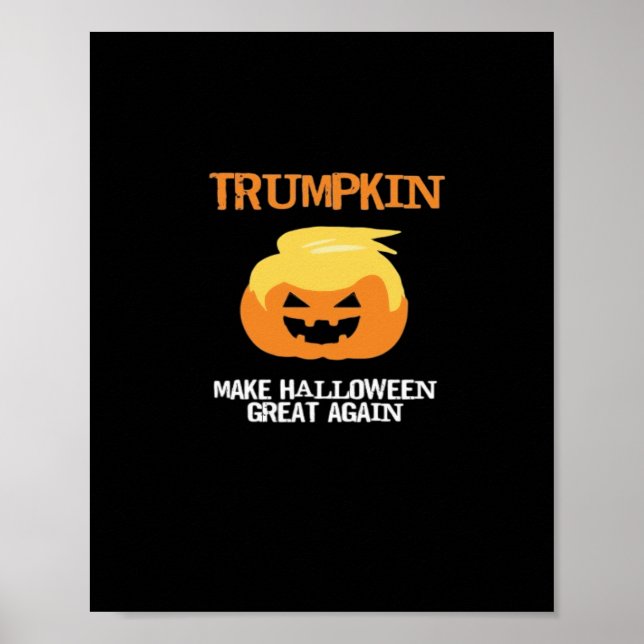Halloween Trumpkin V3 Poster (Framsidan)