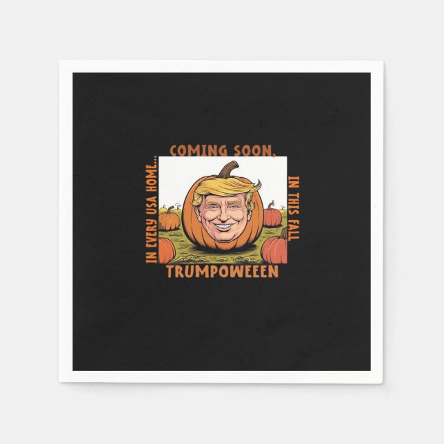 Halloween - Trumpkin Valection Classic Pappersservett (Framsidan)