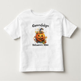 Halloween Tshirt Jack-o-lantern Personalize T Shirt