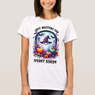 Halloween Tshirt med söt spöke T Shirt